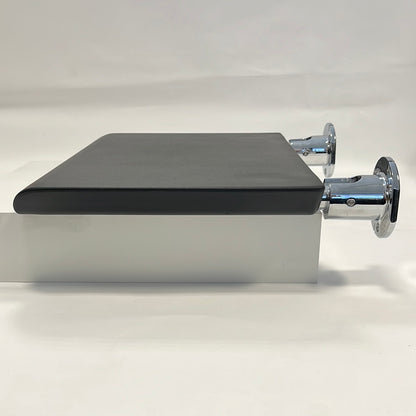 Emco System 2 wandklapzitje zwart-chroom
