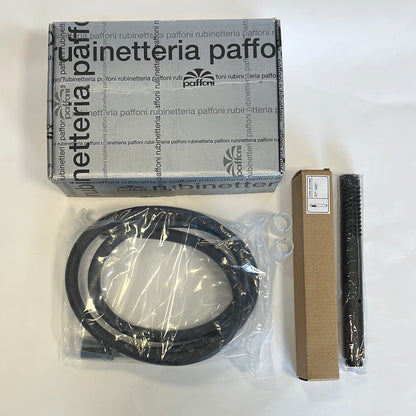 Paffoni handdouche mat zwart set
