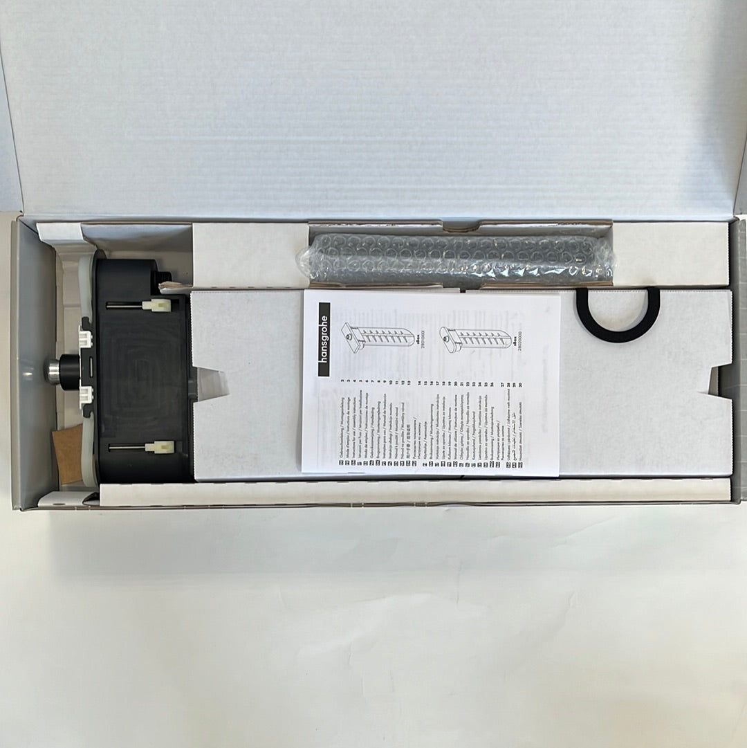 Hansgrohe sBox afbouwdeel voor doucheslang voor bad of tegelrand mat zwart incl. slangbox