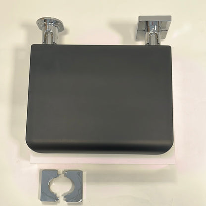 Emco System 2 wandklapzitje zwart-chroom