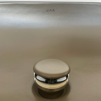 Vitra opbouw wastafel ovaal taupe
