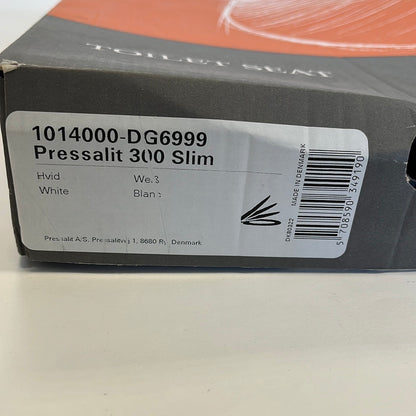 Pressalit 300 slim closetzitting wit