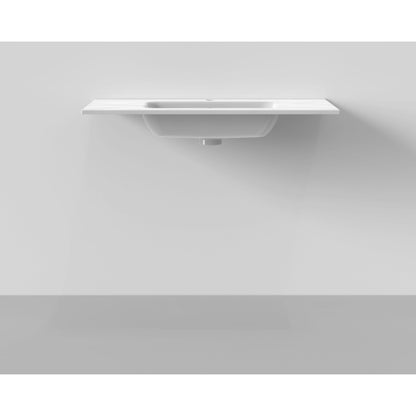 Arcqua Pakaru wastafel keramisch glans wit